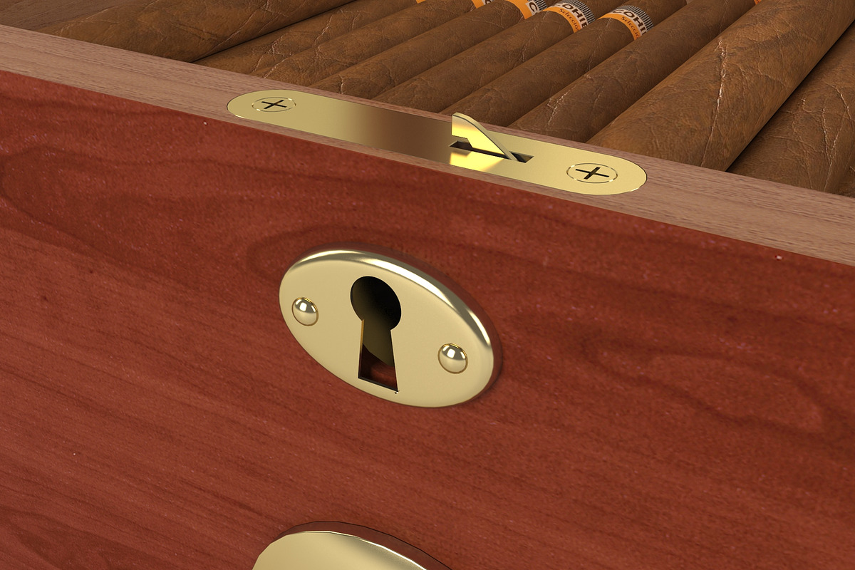 Humidor Santa Fe 100 Deluxe, a Furniture 3D Model by 3D Models by Obshansky (Photo 7 of 12)