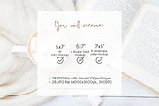 Christmas Card Mockup Bundle, a Product Mockup by TatiMockup (Thumbnail 2 of 8)