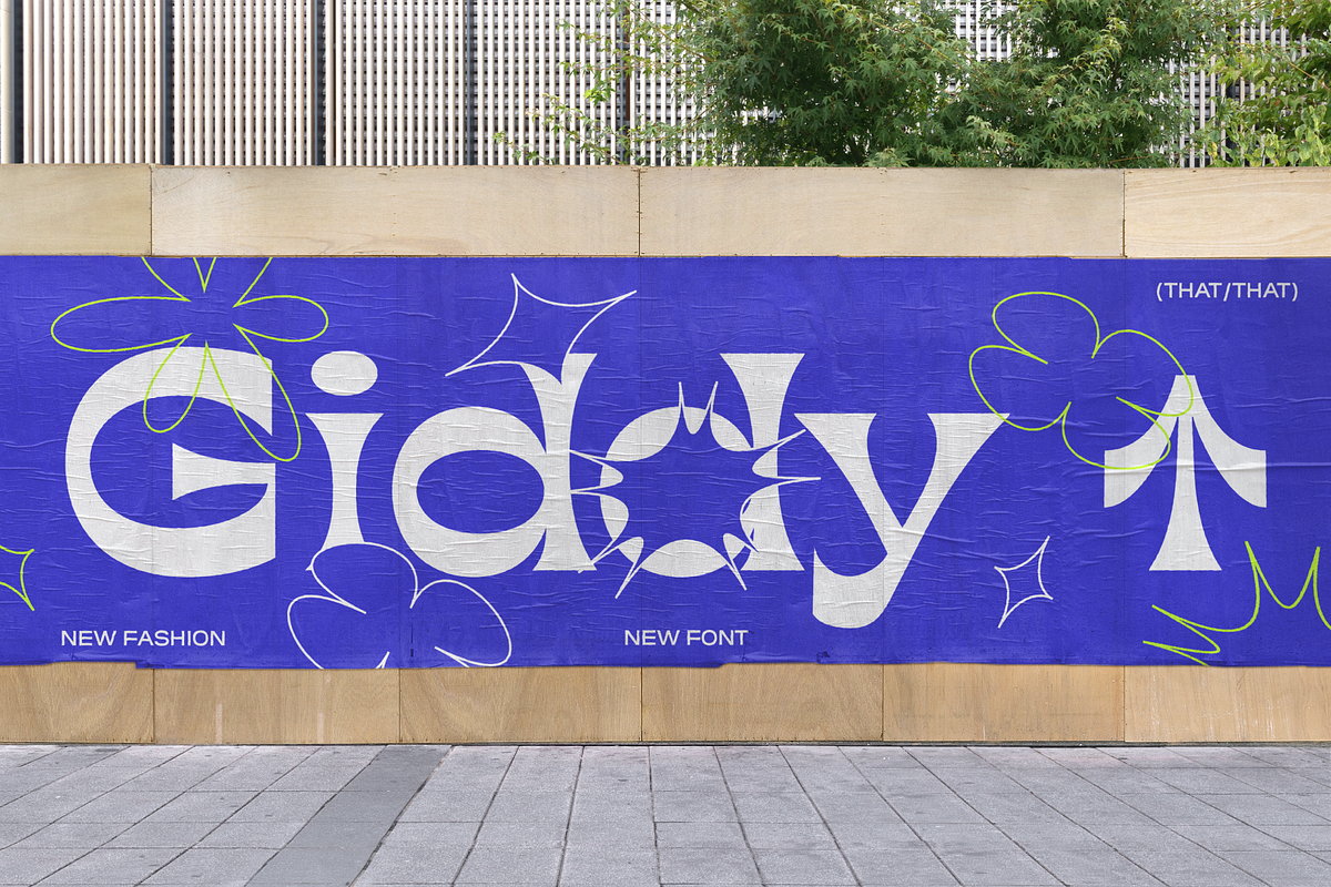 KISH - Quirky Display Type, a Font by That That Creative (Photo 16 of 19)