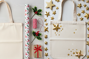 Christmas Tote Bag - Bundle 100 JPG, a Household Mockup by KennedyStudio (Thumbnail 14 of 16)
