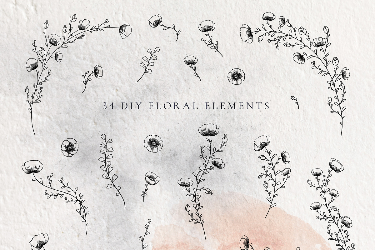 NICETY Alphabet & Graphic Collection, a Decorative Illustration by Olga Begak Art & Design (Photo 5 of 12)