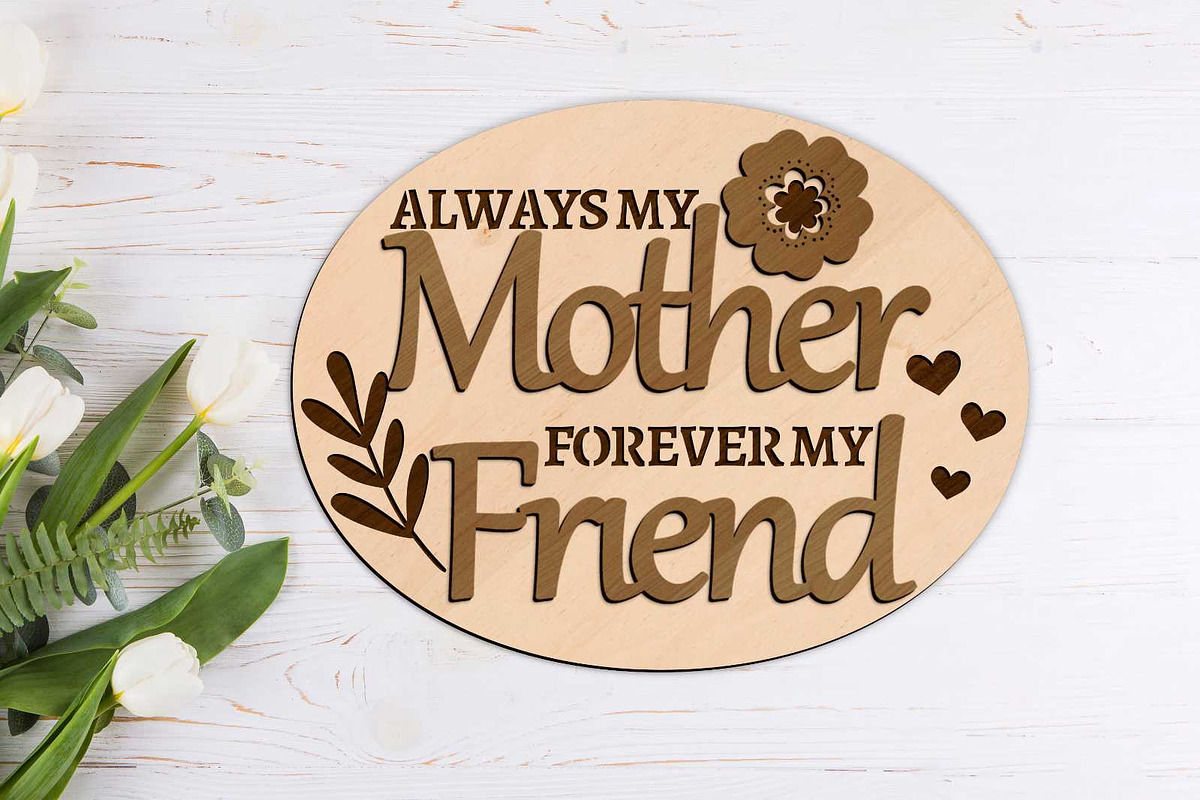 Mother's Day SET Multilayer Panels, a Templates & Theme by LaserCutano (Photo 7 of 11)