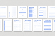 Habit tracker Printable Bundle, a Stationery Template by The Chaos Project (Thumbnail 4 of 9)