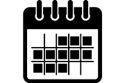 Calendar icon illustrations, a Technology Illustration by balal (Thumbnail 12 of 13)