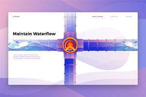 Maintenance Waterflow - Landing Page