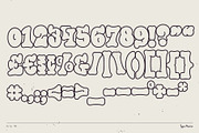 Drip TM – Bubble Graffiti Font, a Handwritten Font by Type Mania (Thumbnail 10 of 12)