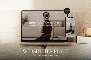 Showit Website Template | Agency, a Websites & App Template by Rosetta Lane Design