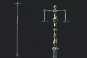 5 Fantasy Stylish Staff -PBR-