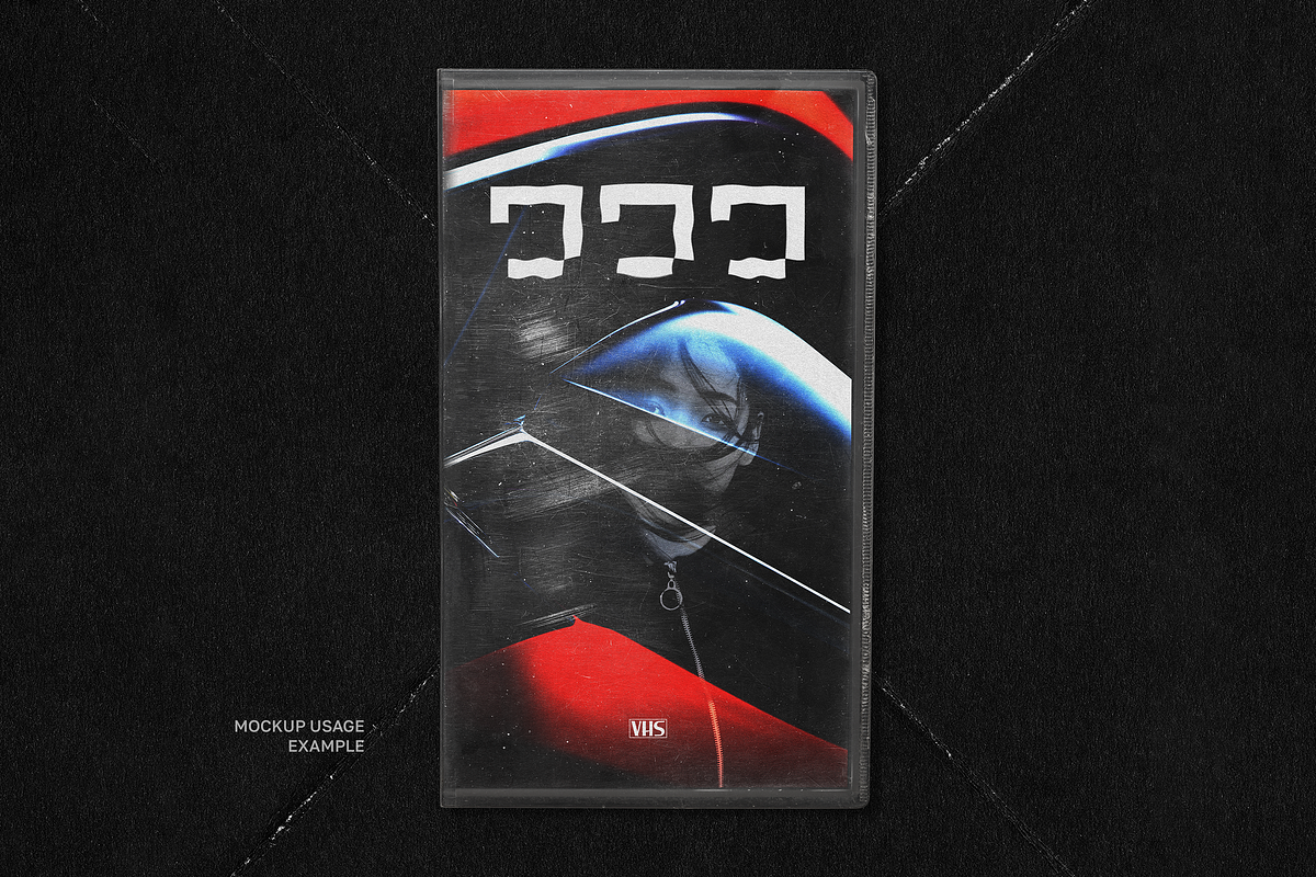 VHS CASETTE COVER MOCKUP, a Packaging Mockup by BORT GRAPHIC (Photo 2 of 9)
