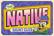 Magic Munchs - Psychedelic Font, a Sans Serif Font by The Native Saint Club (Thumbnail 11 of 12)