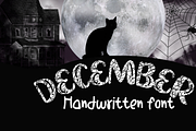 DECEMBER, a Blackletter Font by Sirinart (Thumbnail 1 of 6)