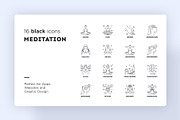 Meditation | 32 Icons Set Hand Drawn, an Outline Icon by Marina Silence (Thumbnail 4 of 17)