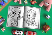 Chibi Superhero Vector Bundle, a Person Illustration by FancyDesignStudio (Thumbnail 5 of 5)