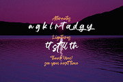 Agethsa - Textured Brush Font, a Script Font by StringLabs (Thumbnail 13 of 13)