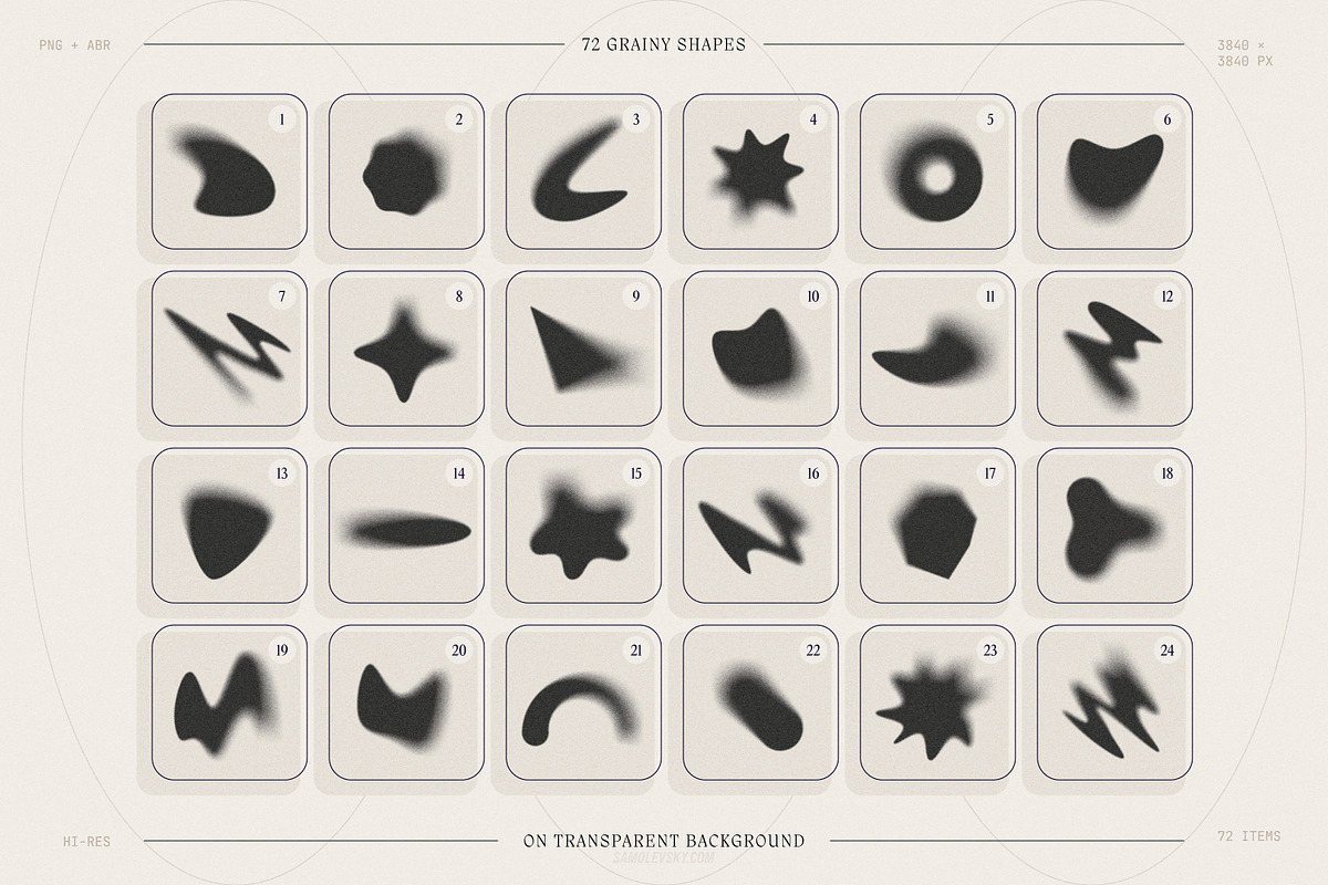 Grainy Shapes and Blurry Gradients, an Object Graphic by Samolevsky (Photo 10 of 15)