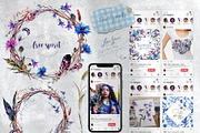 La Bucolica | Meadow Wildflowers Set, an Illustration by Inna Sinano (Thumbnail 3 of 9)