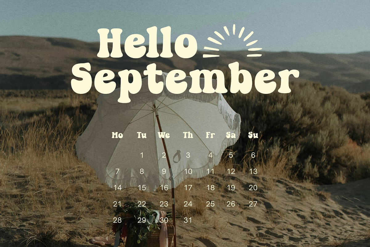 Always Sunny - Groovy Display Font, a Sans Serif Font by Studio Moara (Photo 7 of 8)