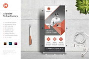 Corporate Roll-up Banner, a Marketing Template by Brochure-Market (Thumbnail 2 of 4)