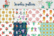 Cute Zodiac signs, an Object Graphic by Maya Ivart (Thumbnail 7 of 10)