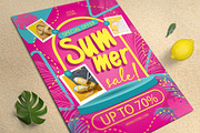 Summer Sale Flyer, a Flyer Template by Aarley Kaiven (Thumbnail 1 of 2)