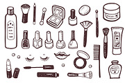 Cosmetics & Makeup kit +4 patterns, an Illustration by Hala (Thumbnail 4 of 4)