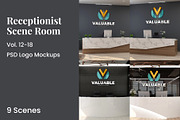 Office Receptionist Room Mockups, a Product Mockup by Ayy (Thumbnail 1 of 10)