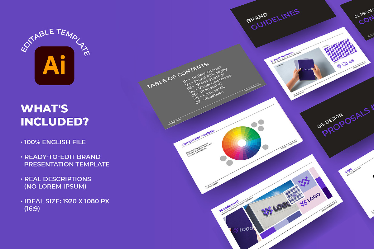 Brand Strategy Presentation Template, a Branding & Logo Template by Abstracto-Create (Photo 5 of 5)