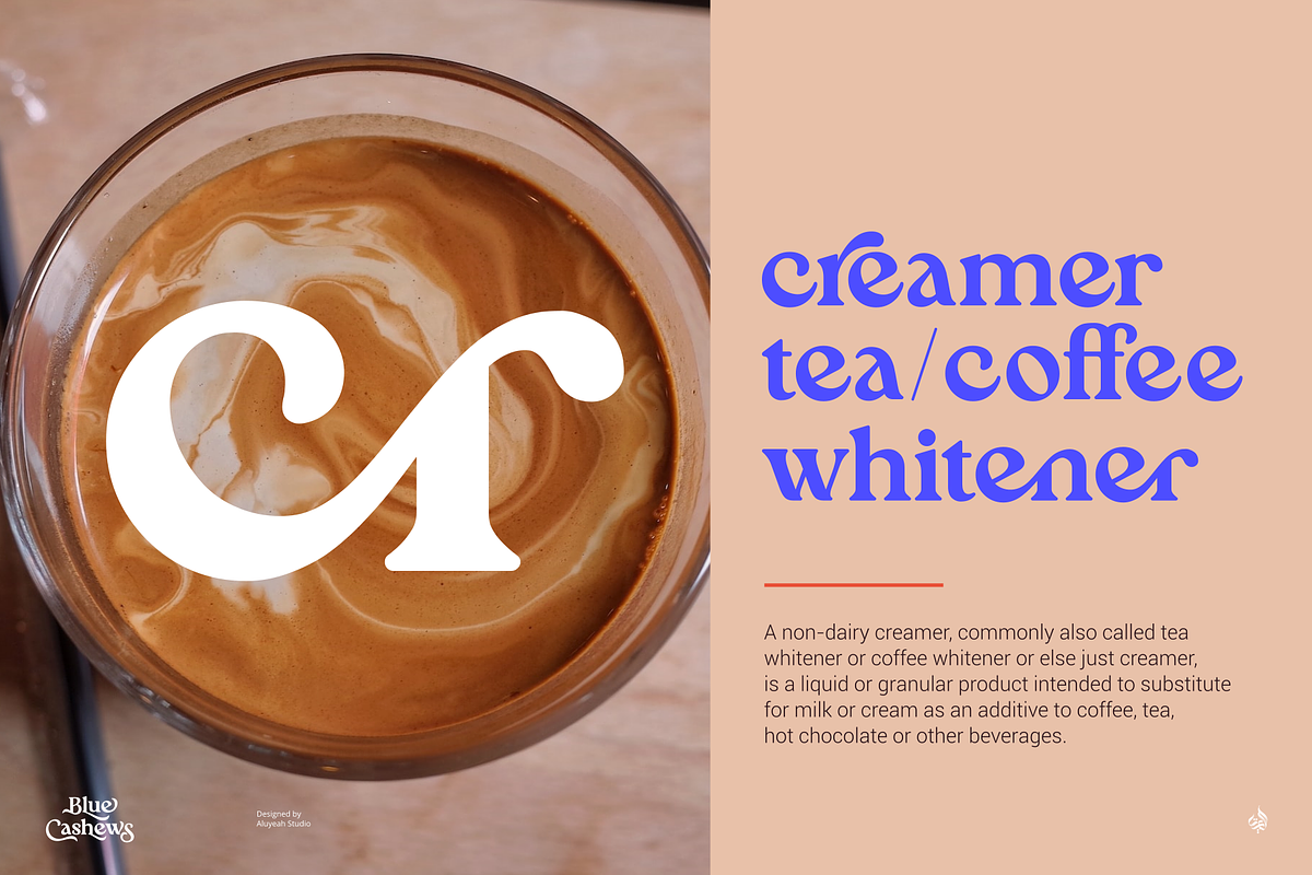 Blue Cashews, a Serif Font by Aluyeah Studio (Photo 5 of 14)