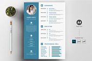 Clean CV / Resume PSD Template, a Resume Template by ARP Creation (Thumbnail 1 of 11)