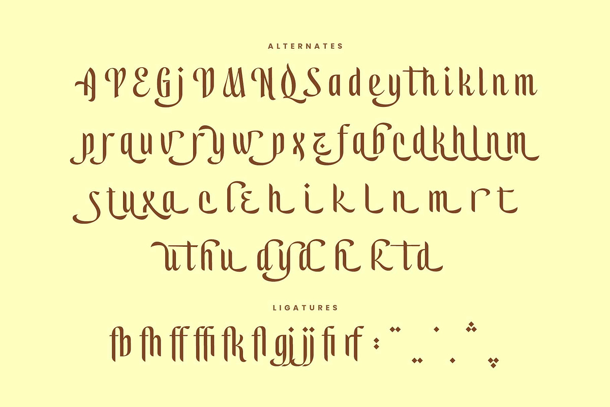 Safaniah - Arabic Style, a Script Font by Arterfak Project (Photo 13 of 14)