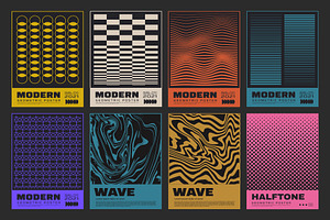 80 MODERN GEOMETRIC VECTOR POSTERS