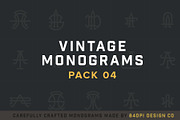15 Vintage Monograms Pack 04, a Branding & Logo Template by Design Union Mx (Thumbnail 1 of 3)