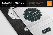 Elegant Food Menu 7, a Brochure Template by Luuqas Design (Thumbnail 2 of 6)