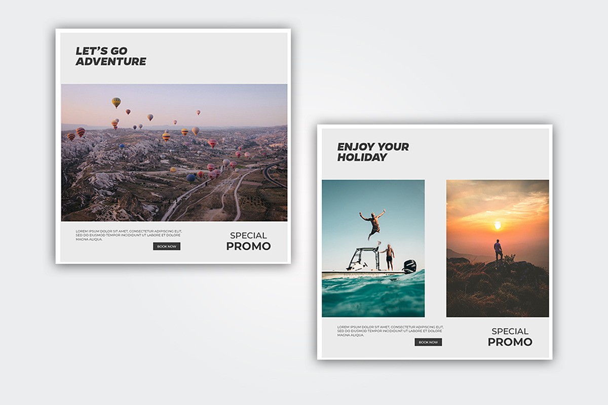 Travel Social Media Post, a Social Media Template by Glowin_studio (Photo 4 of 4)
