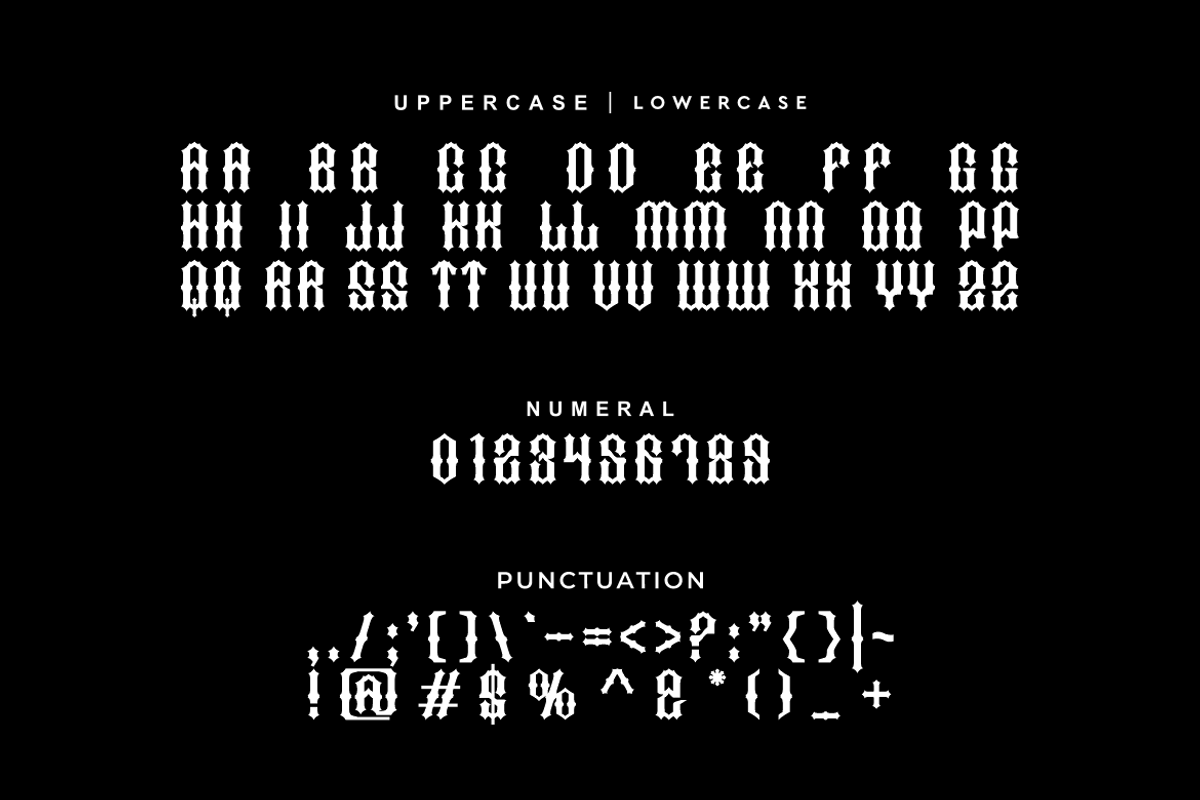 Scomgah Gelojas - Medieval Font, a Blackletter Font by Iqsiart Studio (Photo 5 of 9)