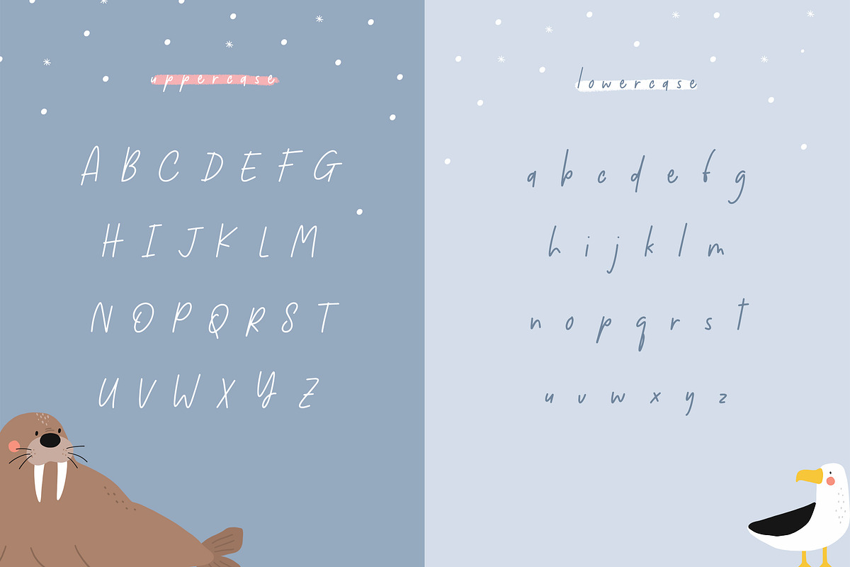 Adventures in the Snow Font, a Font by Salt & Pepper Designs (Photo 6 of 8)