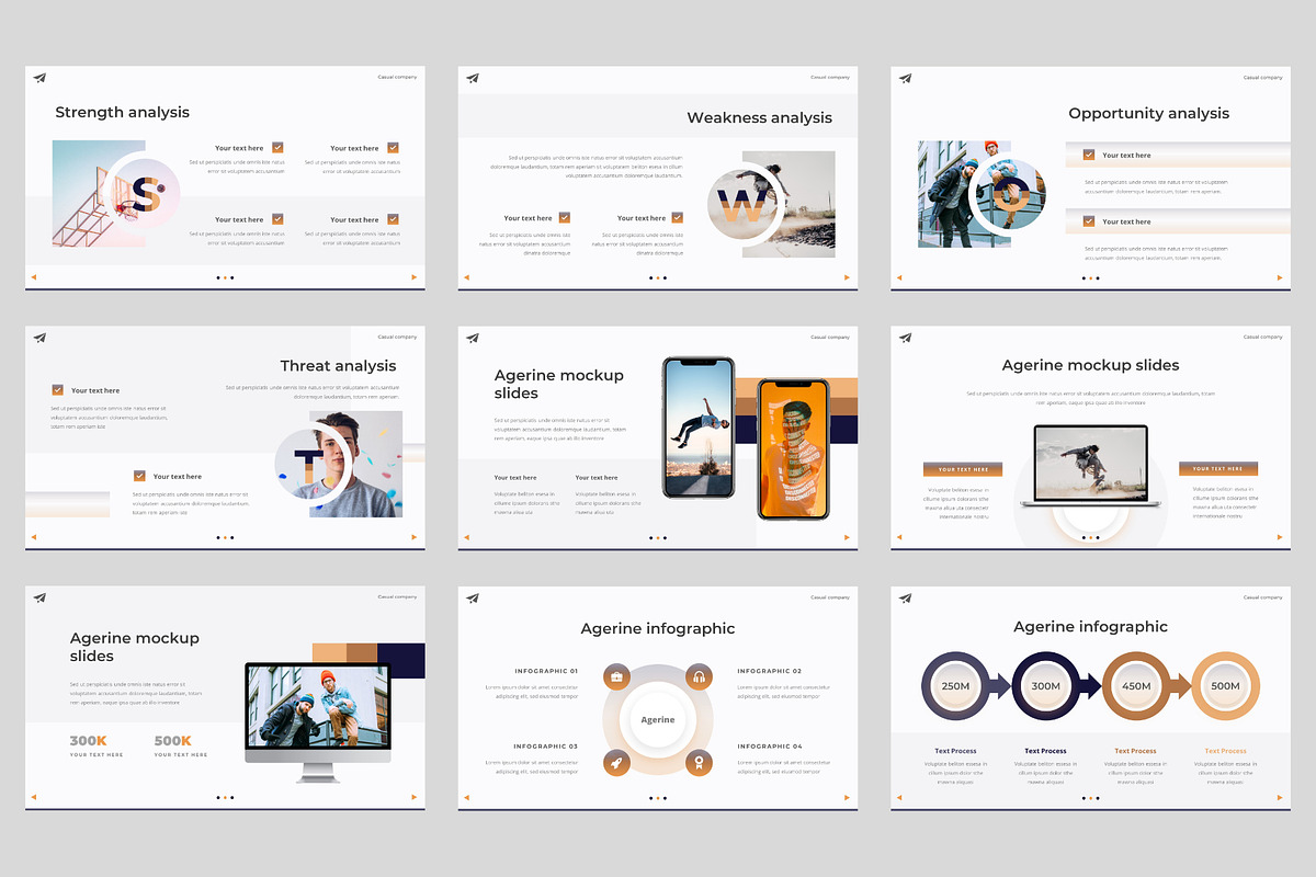 Agerine - Casual PowerPoint Template, a Presentation Template by BeadyLab (Photo 5 of 6)