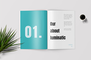 Lumatics - Pop Art Magazine Template