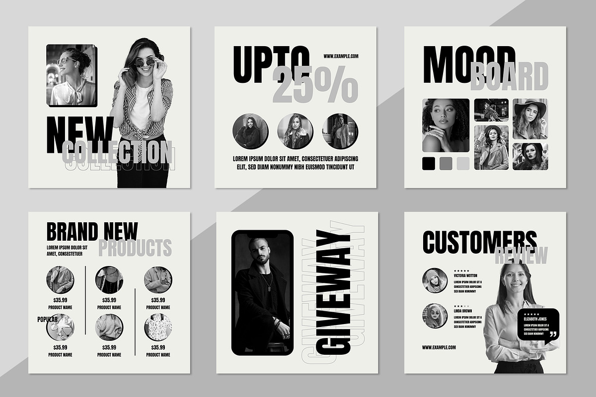 Fashion Social Media Post Layout, a Social Media Template by ContestDesign (Photo 1 of 4)