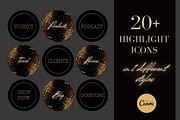 Black & Gold Instagram Templates, a Social Media Template by Faytemplates (Thumbnail 4 of 9)