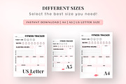 Fitness Tracker Checklist PDF, a Print Template by Snapybiz (Thumbnail 4 of 10)