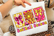 Softball Bow Png, Game Day Softball, an Illustration by CreationArt (Thumbnail 3 of 9)