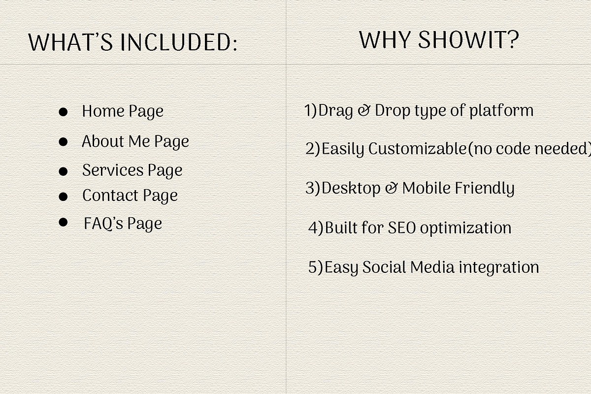 Showit Website Template for Coaches preview 3