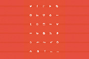 Social Media Icons - PSD, an Icon by DeepDesign (Thumbnail 2 of 2)