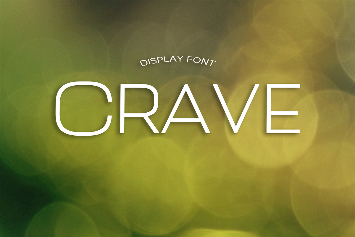 CRAVE font
