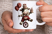 Quirky Birthday Party Animals PNG, an Illustration by Canvas Craft (Thumbnail 7 of 7)