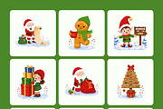 60 Christmas Flat Illustrations, a Decorative Illustration by Brickclay (Thumbnail 9 of 11)