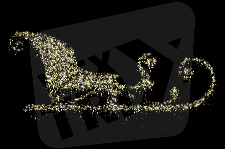 Christmas Particles - Sleigh