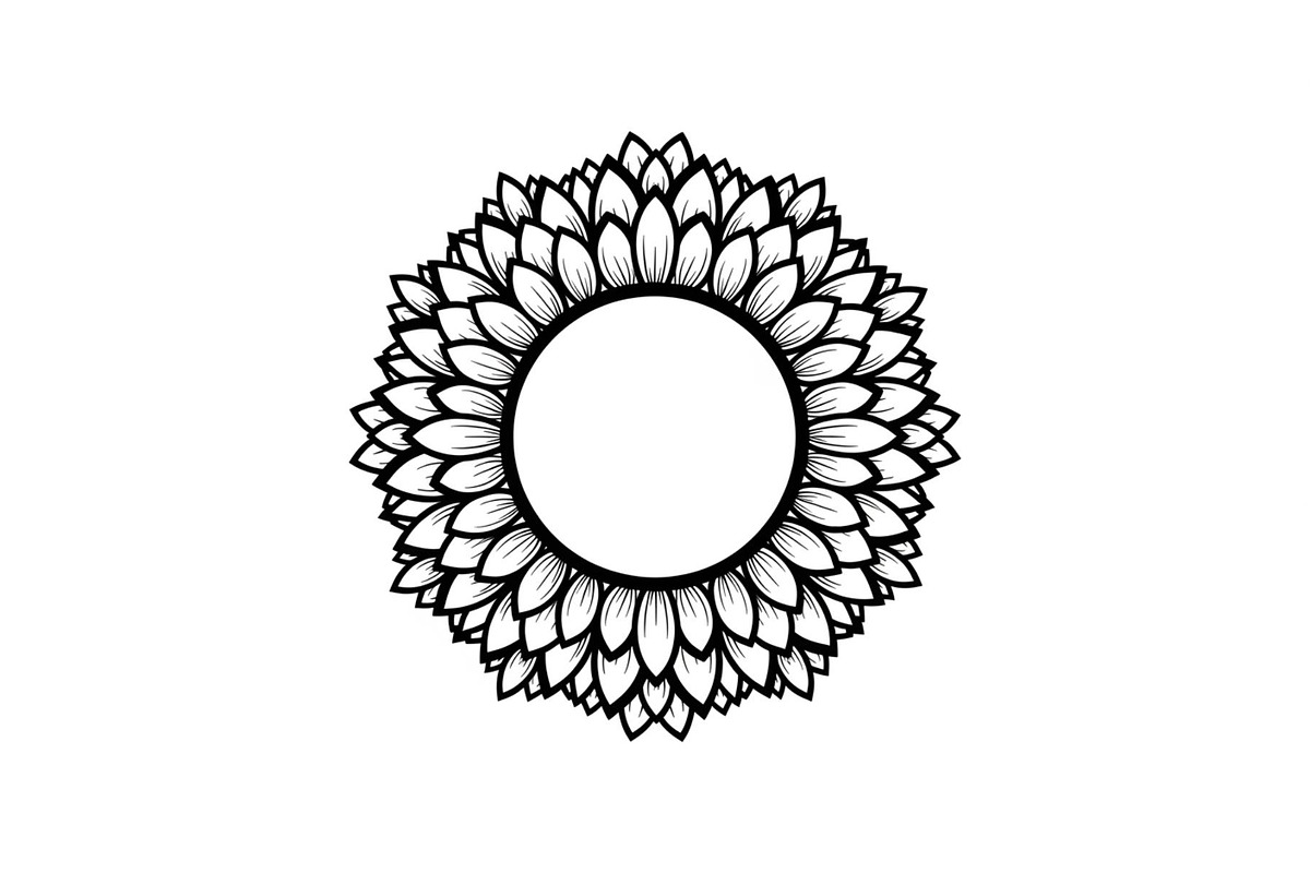 Floral Mandala Circle Frame Bundle, an Illustration by Gaye Art (Photo 42 of 51)
