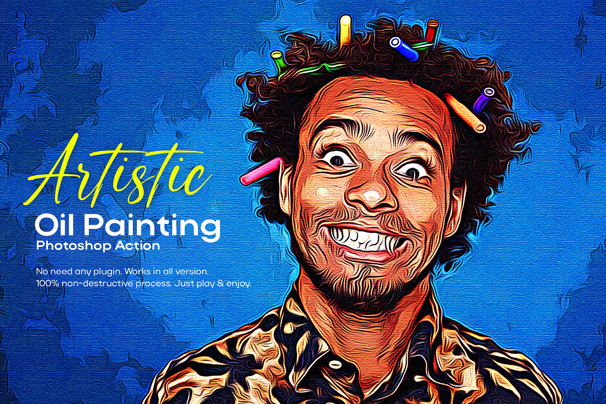 Artistic Oil Paintingt Effect, an Action Add-On by DesignCave (Photo 1 of 5)